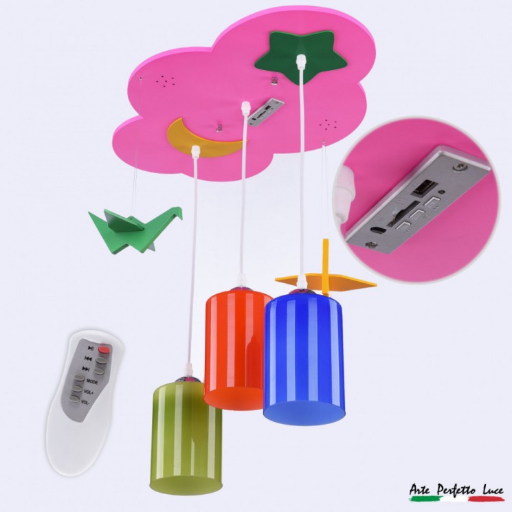 Люстра APL2231189/3 PINK Arte Perfetto Luce (Подвесные)