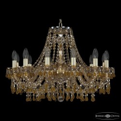 Люстра хрустальная 1410/12/240 G V1003 M721 Bohemia Ivele Crystal (Стеклянный рожок)