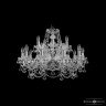 Люстра хрустальная 1411/10+5/240 Ni Balls Bohemia Ivele Crystal (Стеклянный рожок)