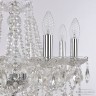 Люстра хрустальная 1413/8/165 Ni Bohemia Ivele Crystal (Стеклянный рожок)