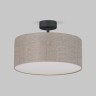Потолочный светильник с тканевым абажуром                      TK Lighting  6247 Rondo Linen