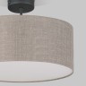 Потолочный светильник с тканевым абажуром                      TK Lighting  6247 Rondo Linen