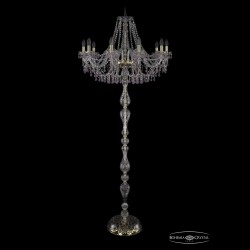 Торшер хрустальный 1410T1/10/300-210 G V7010 Bohemia Ivele Crystal (Стеклянный рожок)