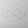 Maytoni Шинопровод 2 м Flarity платина
