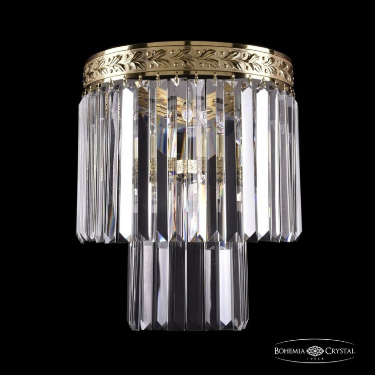 Бра хрустальные 85011B/30-35 G Bohemia Ivele Crystal (Спирали и каскады)