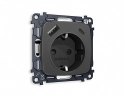 Ambrella Light Комплект механизма электрической розетки Ambrella Volt OMEGA MO910010