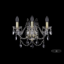 Бра хрустальные 1411B/3/160 G Bohemia Ivele Crystal (Стеклянный рожок)