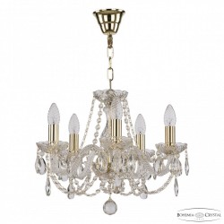 Люстра хрустальная 101/5/141 G Bohemia Ivele Crystal (Стеклянный рожок)