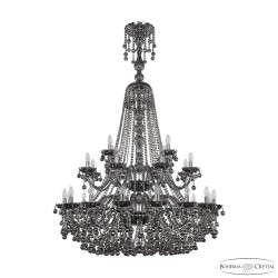 Люстра хрустальная 1409/16+8+4/400/XL-164/2d Ni M731 Bohemia Ivele Crystal (Стеклянный рожок)