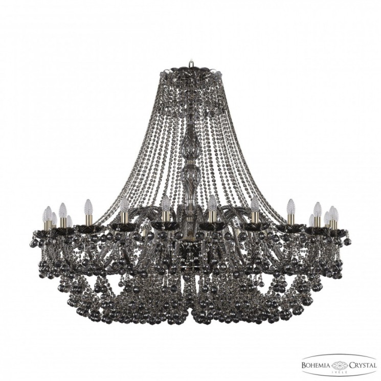 Люстра хрустальная 1409/24/530 G M731 Bohemia Ivele Crystal (Стеклянный рожок)