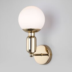 Настенный светильник со стеклянным плафоном                      Eurosvet  50251/1 золото