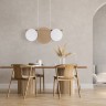 Подвесной светильник с тканевым рассеивателем                      TK Lighting  10005 Pulse