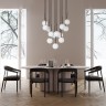Подвесной светильник со стеклянными плафонами                      TK Lighting  10079 Martin