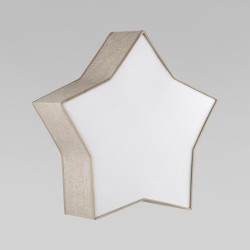 Настенный светильник с тканевым абажуром                      TK Lighting  5958 Star