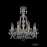 Люстра хрустальная 1402/8/160/XL-59 G Bohemia Ivele Crystal (Стеклянный рожок)