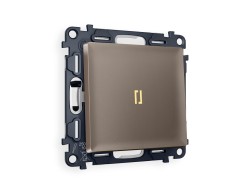 Ambrella Light Комплект механизма 1-клавишного выключателя с подсветкой 3200K Ambrella Volt ALFA MA632010