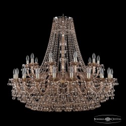 Люстра хрустальная 1409/20+10/400 G M721 Bohemia Ivele Crystal (Стеклянный рожок)