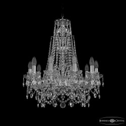 Люстра хрустальная 1411/10/195/XL-65 Ni Bohemia Ivele Crystal (1411)