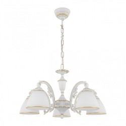 Люстра с плафонами подвесная 341837/5 WT+G Arte Milano (Подвесные)