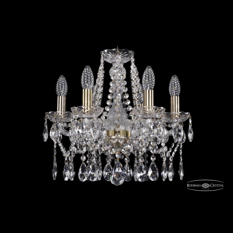 Люстра хрустальная 1413/6/141 Pa Bohemia Ivele Crystal (Стеклянный рожок)