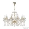 Люстра хрустальная 107/10/240 G Bohemia Ivele Crystal (Стеклянный рожок)