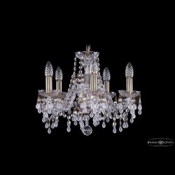 Люстра хрустальная 1410/5/141 Pa V0300 Bohemia Ivele Crystal (Стеклянный рожок)