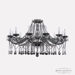 Люстра хрустальная 1413/12/360 G M731 Bohemia Ivele Crystal (Стеклянный рожок)