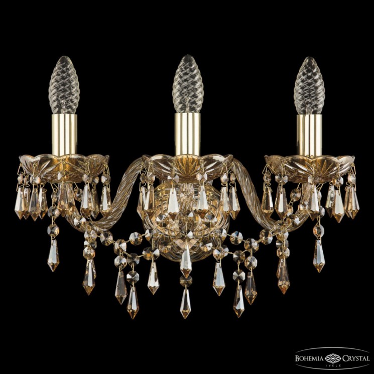 Бра хрустальные 1403B/3/141 G M721 Bohemia Ivele Crystal (Стеклянный рожок)