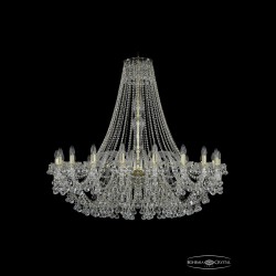 Люстра хрустальная 1409/20/460/h-118 G Bohemia Ivele Crystal (Стеклянный рожок)