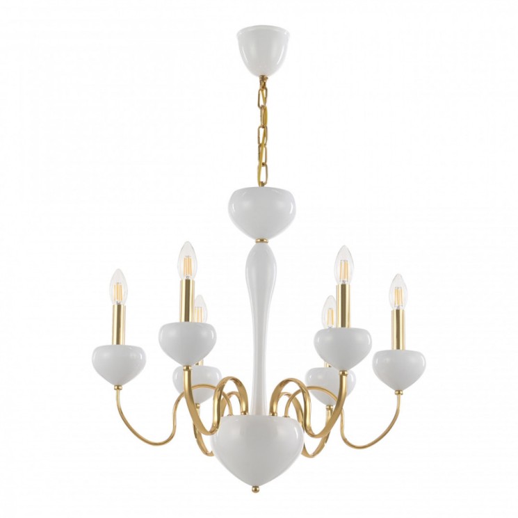 Люстра 820101.1.6.210.U.E14 Wh.Gd Arte Milano (Подвесные)