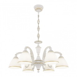 Люстра с плафонами подвесная 347837/6 WT+G Arte Milano (Подвесные)