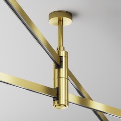 Maytoni Крепление потолочное двойное Short 78мм Flarity латунь