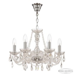 Люстра хрустальная 116/6/165 Ni Bohemia Ivele Crystal (Стеклянный рожок)