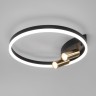Умный потолочный светильник Eurosvet Luminari 90247/3                      Eurosvet  90247/3 черный/золото Smart