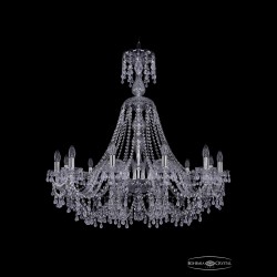 Люстра хрустальная 1410/12/360/XL-97 Ni V0300 Bohemia Ivele Crystal (Стеклянный рожок)