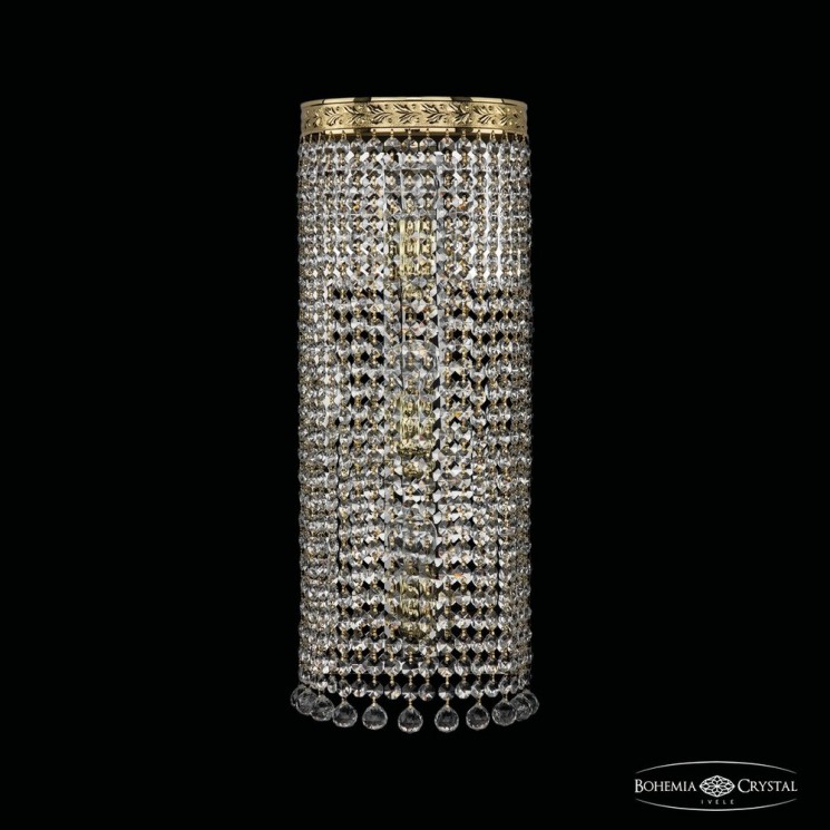 Бра хрустальные 83401B/20IV-50 G Balls Bohemia Ivele Crystal (Спирали и каскады)