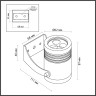 Фасадный поворотный светильник 360° ODEON LIGHT STIMA 6648/6WA3