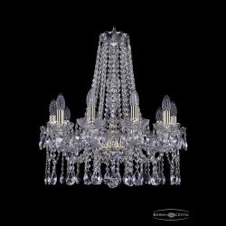 Люстра хрустальная 1413/10/200/h-60 G Bohemia Ivele Crystal (Стеклянный рожок)
