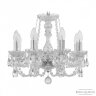 Люстра хрустальная 101/8/141 Ni Bohemia Ivele Crystal (Стеклянный рожок)