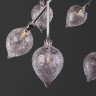 Подвесная люстра со стеклянными плафонами                      Bogate's  547 серебро