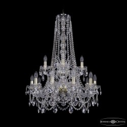 Люстра хрустальная 1411/10+5/240/h-94 2d G Bohemia Ivele Crystal (1411)