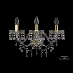 Бра хрустальные 1410B/3/195/XL G V0300 Bohemia Ivele Crystal (Стеклянный рожок)