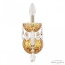 Бра с цветным хрусталём 5417B/1/165 G Amber/M-1F Bohemia Ivele Crystal (С 1 лампочкой)