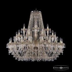 Люстра хрустальная 1410/20+10+5/400 G V0300 M801 Bohemia Ivele Crystal (Стеклянный рожок)