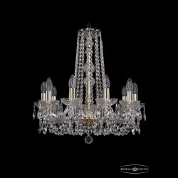 Люстра хрустальная 1402/10/195/h-58 G Bohemia Ivele Crystal (Стеклянный рожок)