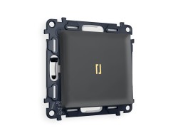 Ambrella Light Комплект механизма 1-клавишного выключателя с подсветкой 3200K Ambrella Volt ALFA MA902010