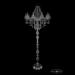 Торшер хрустальный 1415T1/10/300-210 Ni Bohemia Ivele Crystal (Стеклянный рожок)