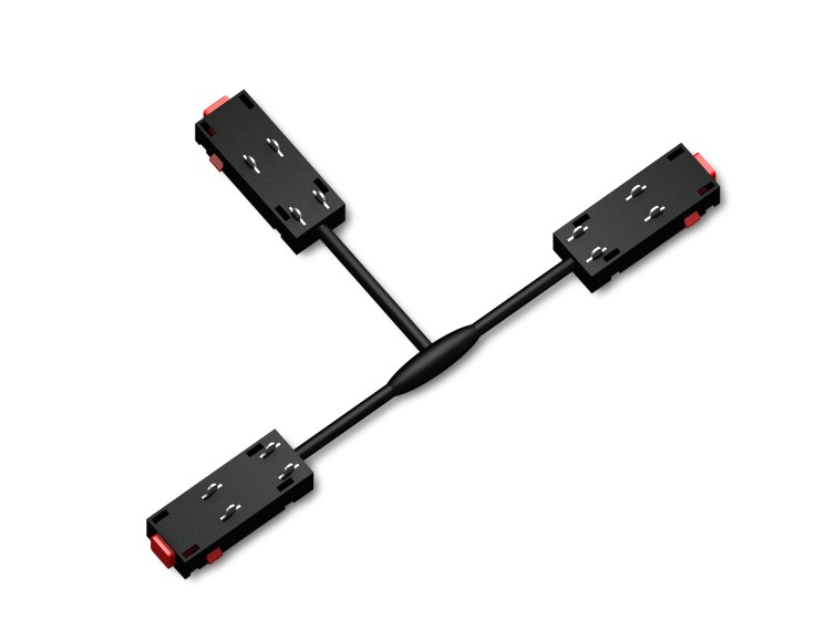 Ambrella Light Коннектор питания T-образный для шинопровода Ambrella light Magnetic 220V GL1114