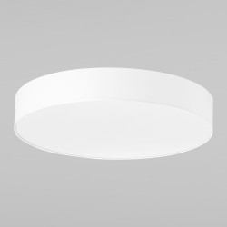 Потолочный светильник с тканевым абажуром                      TK Lighting  2443 Rondo White