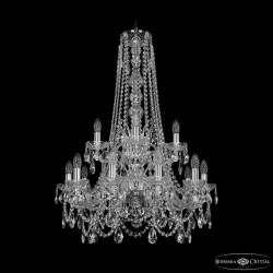 Люстра хрустальная 1411/10+5/240/h-94 2d Ni Bohemia Ivele Crystal (1411)